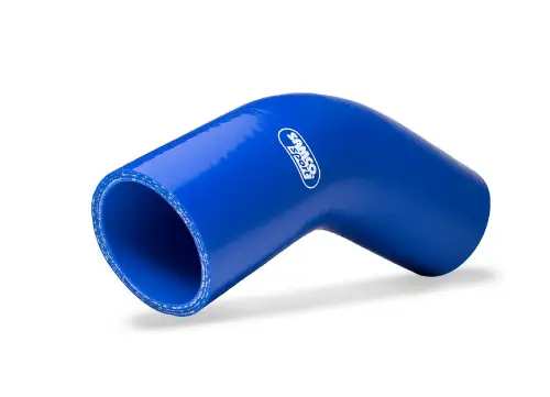 Samco Sport silikonové redukční koleno 45° s vnitřním průměrem 57 mm > 51 mm, barva oranžová Finální Výprodej