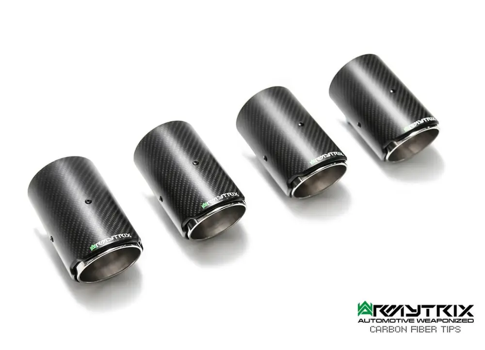 Armytrix 4x karbonová koncovka výfuku (4X89mm) pro Audi A4 B8 2.0 TFSI Sedan/Avant (2008-2015) Akční Cena