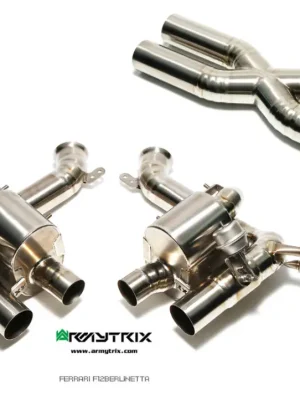 Armytrix titanový výfukový systém s dálkovým ovládáním klapek Valvetronic pro Ferrari F12 Berlinetta 6.3 V12 (2012-2016) Objednat Nyní