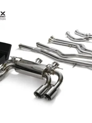 Armytrix nerezový výfukový systém s dálkovým ovládáním klapek Valvetronic pro BMW M Series F87 M2 Competition 2018-, provedení koncovek Opálené koncovky 4x101 mm Super Cena