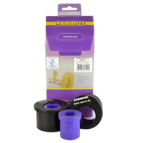 Silentbloky Powerflex PFF5-5601G-60 pro BMW řada 3 E46 Compact "Přední rameno, zadní silentblok, nastavitelný", pozice na diagramu: 1 Zlevněný