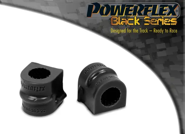Výprodej Silentbloky Powerflex Black Series PFF80-303-22BLK pro Vauxhall / Opel Kadett D "Uložení před. stabilizátoru 22 mm", pozice na diagramu: 3