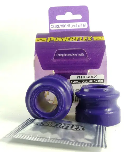 Silentbloky Powerflex PFF80-409-20 pro Vauxhall / Opel Cavalier 2WD r.v. 1989-1995 "Front Anti Roll Bar Eye Bolt Bush 20 mm", pozice na diagramu: 5 Tovární Cena