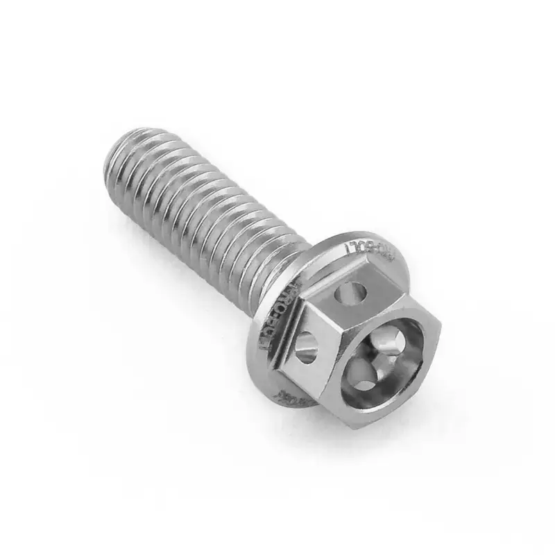 Pro-Bolt hliníkový šroub s šestihrannou hlavou 10 mm, závitem M5 x 0,80 mm a délkou závitu 16 mm, barva: stříbrná Novinka
