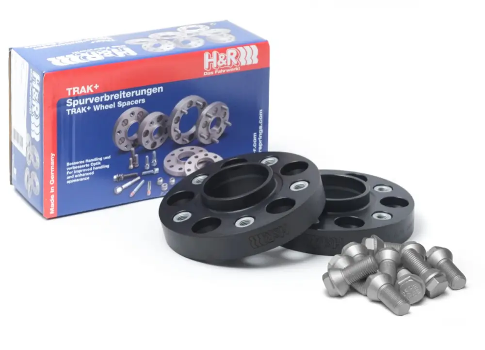 H&R 2 kusy rozšiřovacích podložek typ DRA50 o šířce 25 mm pro BMW řada 5 E34 5/H, barva černá Cenová Bomba