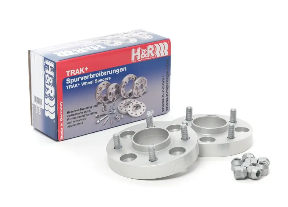 H&R 2 kusy rozšiřovacích podložek typ DRM50 o šířce 25 mm mm pro Kia Cee´d JD, barva stříbrná Zlevněný