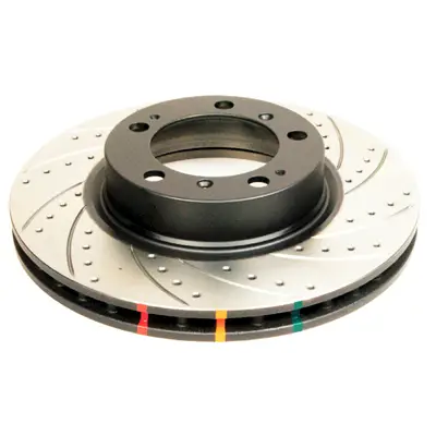 DBA 4000 series - směrový drážkovaný přední levý brzdový kotouč 350x34 mm pro Volkswagen Touareg (1st Gen) 2002-2010 5.0 TD 313BHP Omezená Nabídka