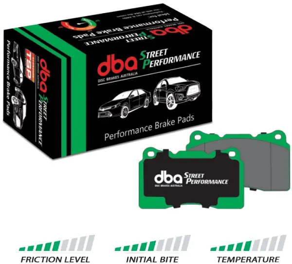 DBA Street Performance zadní sada brzdových destiček pro Volvo V50 T5 2005-2012 2.5 Turbo Sezónní Sleva