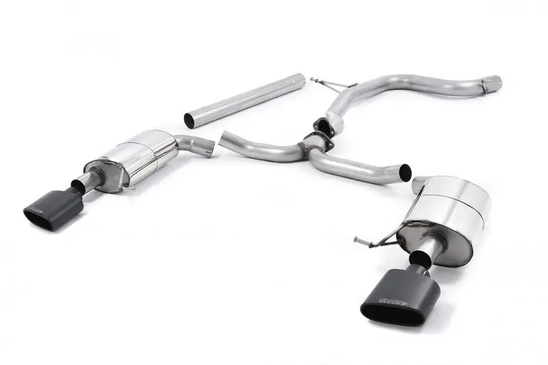 Výhodná Nabídka Milltek Sport výfukový systém cat-back bez rezonátoru (hlasitější) pro Seat Leon ST Cupra 300 (4x4) Combi (s OPF/GPF) 2019-2020, černé oválné koncovky