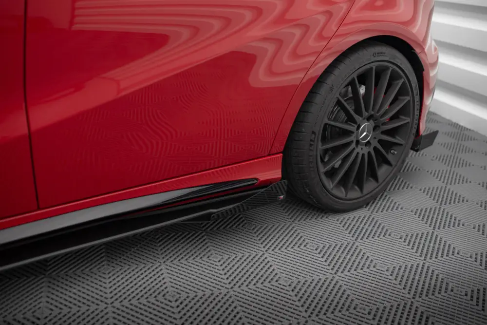 Výhodná Nabídka Maxton Design křidélka bočních difuzorů pro Mercedes třída A W176 Facelift A45 AMG, plast ABS bez povrchové úpravy