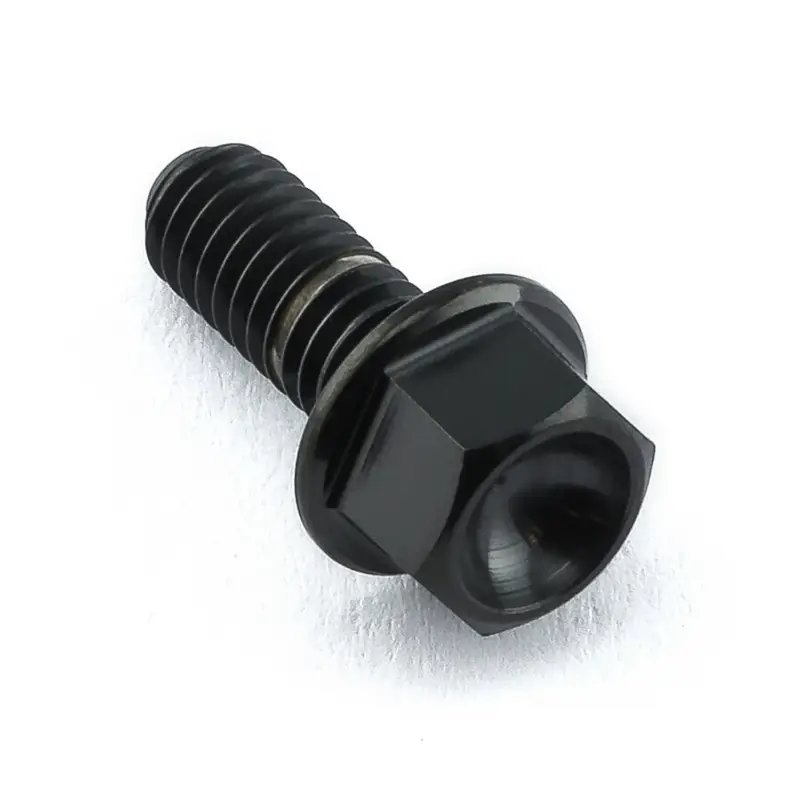 Pro-Bolt titanový šroub s šestihrannou hlavou se závitem M4 x 0,70 mm a délkou 10 mm, barva černá Dokud Zásoby Vydrží