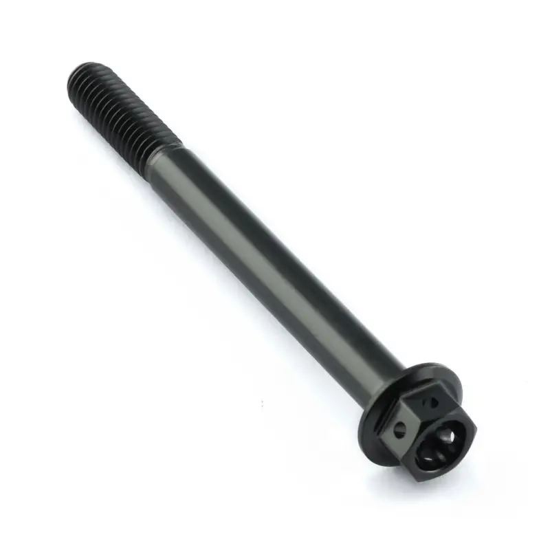 Akční Nabídka Pro-Bolt titanový šroub s šestihrannou hlavou se závitem M6 x 1,00 mm a délkou 65 mm, barva modrá