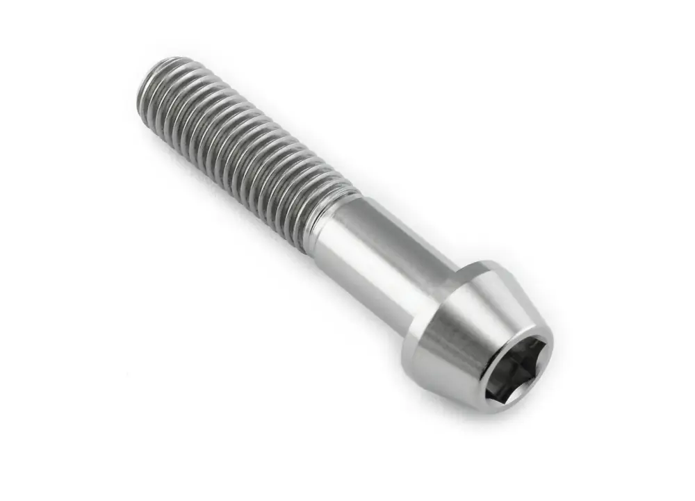 Pro-Bolt titanový inbusový šroub s kónusovou hlavou se závitem M10 x 1,50 mm a délkou 50 mm, barva přírodní Finální Výprodej