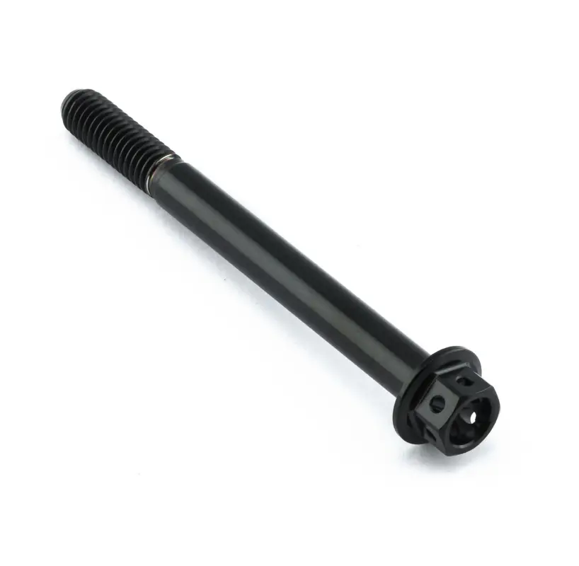 Pro-Bolt nerezový šroub s šestihrannou hlavou se závitem M6 x 1,00 mm a délkou 65 mm, barva černá Ověřený