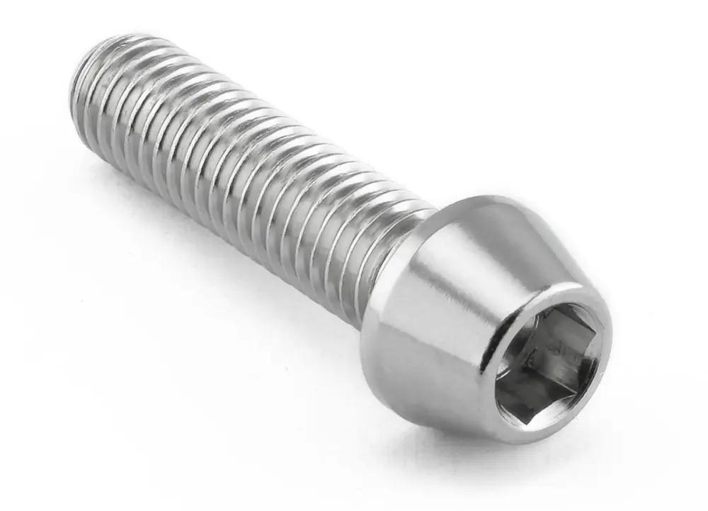 Pro-Bolt nerezový inbusový šroub s kónusovou hlavou se závitem M8 x 1,25 mm a délkou 30 mm, barva leštěná Autentický
