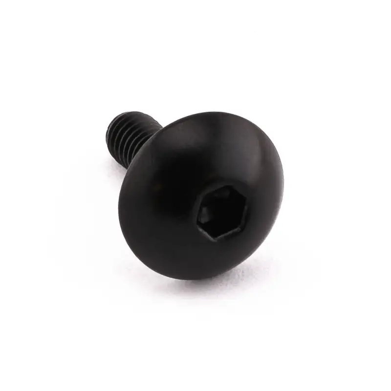 Nejlepší Volba Pro-Bolt hliníkový inbusový šroub s vypouklou hlavou o průměru 12 mm se závitem M4 x 0,70 mm a délkou závitu 12 mm, barva modrá