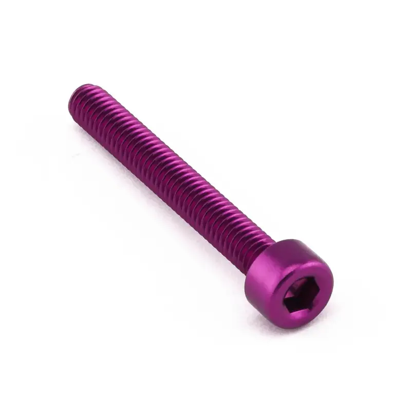 Pro-Bolt hliníkový inbusový šroub s válcovou hlavou se závitem M4 x 0,70 mm a délkou závitu 30 mm, barva fialová Horká Nabídka