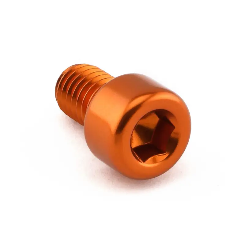 Oblíbený Pro-Bolt hliníkový inbusový šroub s válcovou hlavou se závitem M8 x 1,25 mm a délkou závitu 12 mm, barva oranžová