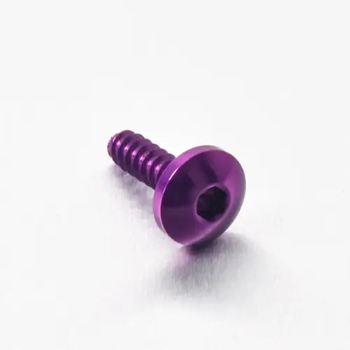 Časově Omezené Pro-Bolt hliníkový samořezný šroub se závitem M6 a délkou závitu 20 mm, barva fialová