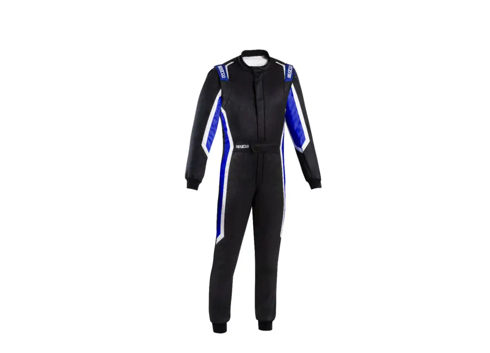 Nejlepší Volba Závodní kombinéza Sparco SPRINT MY2025, s homologací FIA + SFI, barva černo-modrá, velikost 58 (XL)