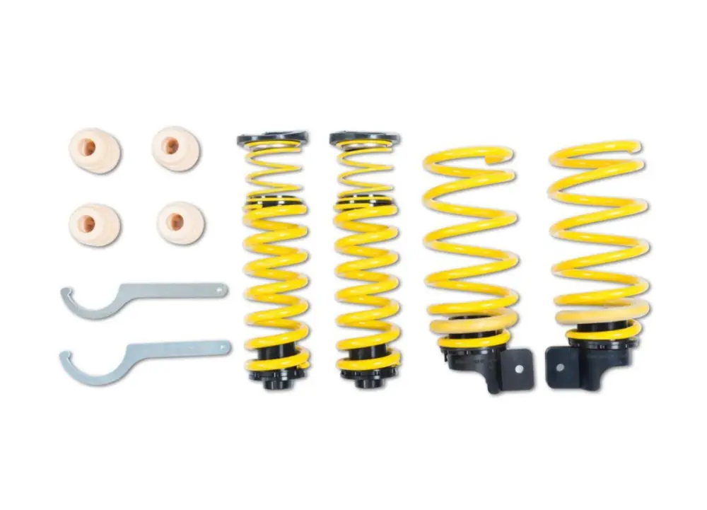 Oblíbený ST Suspensions výškově nastavitelný pružinový kit pro Audi A5 cabrio B8 Benzin, Diesel, pohon všech kol, o výkonu 130-245 kW