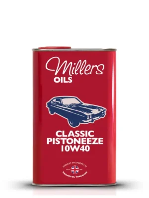 Špičkový polosyntetický motorový olej Millers Oils Classic Pistoneeze 10w-40, objem 1l Ověřený