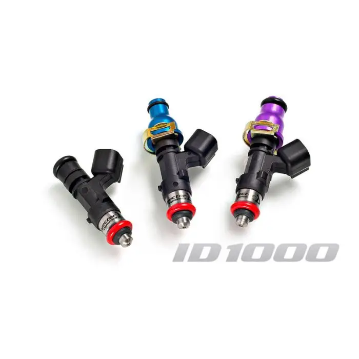 Sada 8 vstřikovačů Injector Dynamics 1000cc/min, BMW 540i / 740i / Chevrolet LS1 LS6 / Camaro LT1 / LS1 93-01 / Corvette C5 LS1 LS6 / Mustang GT 5.0l 88-96 / GT 4.6l 97-04 / GT 4.6l 05-10 / GT 5.0l 11+ / 60mm / 14mm (fialové) Originální