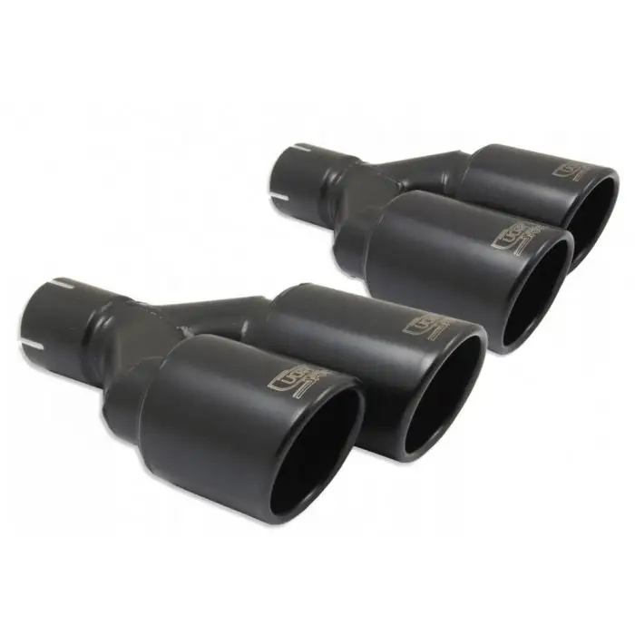 Dokud Zásoby Vydrží Univerzální koncovka tlumiče výfuku kulatá 100mm délka 200/180mm montážní průměr 65mm