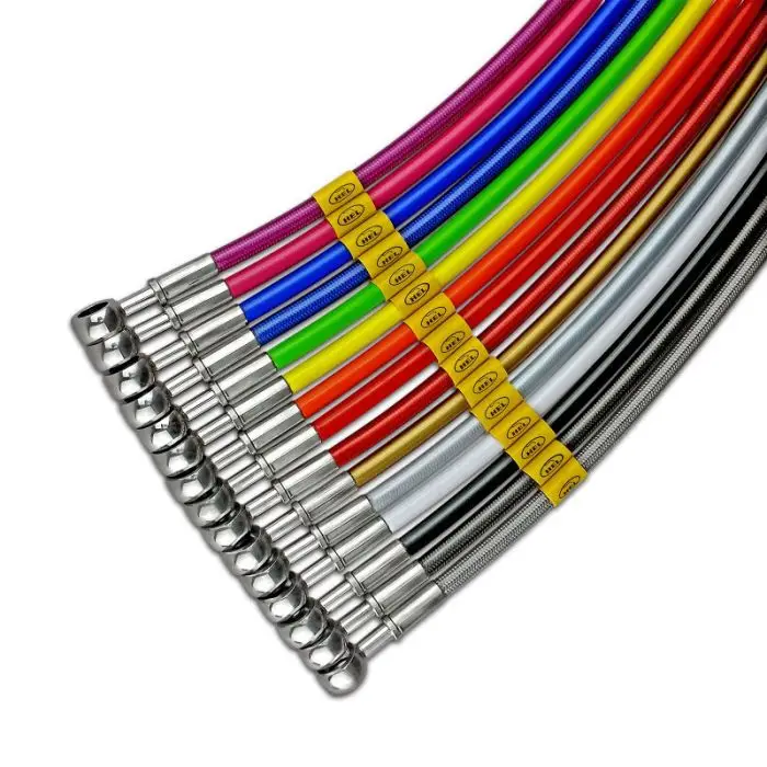 Fiat Tempra 1.9TD SX 1990-1996černá brzdové hadice Hel Performance Rychlé Dodání