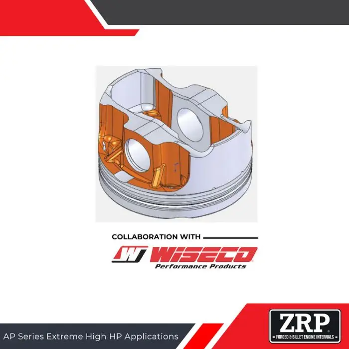 Kované písty ZRP 1400HD by Wiseco Mitsubishi 4G63 EVO 4-9 Bore - 85.25mm 9.0:1 / 8.52:1 88mm x 156mm Hit Sezóny