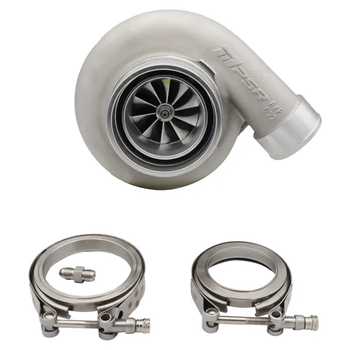 Časově Omezené Turbodmychadlo Pulsar PSR 3582 Gen2 900HP 1.01 2.5" V-Band Vstup 3" V-Band Výstup kuličková ložiska