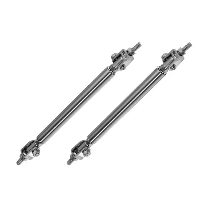 Nejprodávanější Splitter Strut Tie Bar JRspec 100mm Srebrny